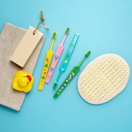 Tepe Good Mini Extra Soft Toothbrush Bolibompa 0-3 Years 3 части - жълто / оранжево / синьо