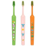 Tepe Good Mini Extra Soft Toothbrush Bolibompa 0-3 Years 3 части - зелено / розово / оранжево