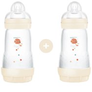 Mam Promo Easy Start Anti-Colic Plastic Bootle 2m+, 2x260ml Код 355SUc - Сьомга - Полипропиленово бебешко шише със силиконова биберон със среден поток и система против колики Mam Promo Easy Start Anti-Colic Plastic Bootle 2m+, 2x260ml Код 355SUc - Сьомга - Полипропиленово бебешко шише със силиконова биберон със среден поток и система против колики