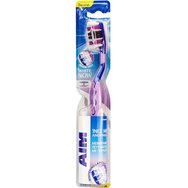 Aim White Now Carbon+Correct Toothbrush 1 брой - Люляк - Четка за зъби със средни въглеродни влакна за по-гладки и бели зъби със защитно покритие Aim White Now Carbon+Correct Toothbrush 1 брой - Люляк - Четка за зъби със средни въглеродни влакна за по-гладки и бели зъби със защитно покритие