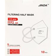 Jiada Filtering Half Mask FFP2 NR, 10 части - бели