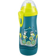 Nuk First Choice Sports Cup 36m+, 450ml - Бутилка за вода с практичен капак и модерен дизайн за използване в игри и спорт