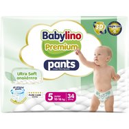 Babylino Подарък Premium Ultra Soft Pants Νο5 Junior (10-16kg) 34 бр - Babylino Подарък Premium Ultra Soft Pants Νο5 Junior (10-16kg) 34 бр -