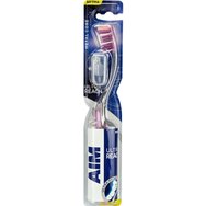 Aim Ultra Reach Medium Toothbrush 1 бр - розова - Четка за зъби с компактна глава и дълга шийка за труднодостъпни места Aim Ultra Reach Medium Toothbrush 1 бр - розова - Четка за зъби с компактна глава и дълга шийка за труднодостъпни места