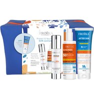 Froika Promo Premium Sun Screen Spft50+, 50ml & Sunscreen Hydrating Fluid Spf50+, 250ml & Подарък After Sun Repairing Cream 150ml & Подарък Синьо торбичка 1 бр Froika Promo Premium Sun Screen Spft50+, 50ml & Sunscreen Hydrating Fluid Spf50+, 250ml & Подарък After Sun Repairing Cream 150ml & Подарък Синьо торбичка 1 бр
