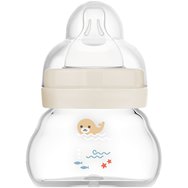 Mam Feel Good Premium Glass Baby Bottle 0m Код 380SGc, 90ml - крем - Стъклена бутилка със силиконов биберон с много нисък поток Mam Feel Good Premium Glass Baby Bottle 0m Код 380SGc, 90ml - крем - Стъклена бутилка със силиконов биберон с много нисък поток