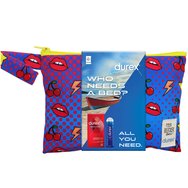 Durex Promo Sensitive Condoms 12 бр & Classic H2O Lube 50ml & торбичка 1 бр Подарък - Blue Durex Promo Sensitive Condoms 12 бр & Classic H2O Lube 50ml & торбичка 1 бр Подарък - Blue