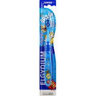 Elgydium Junior Racoon Soft Toothbrush 1 бр - Синьо - Мека четка за зъби с маскиран енот герой за деца от 7 до 12 години Elgydium Junior Racoon Soft Toothbrush 1 бр - Синьо - Мека четка за зъби с маскиран енот герой за деца от 7 до 12 години