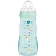 Mam Easy Active Baby Bottle 4m+, Код 361SBc, 330ml - Бензин - Полипропиленова бутилка със силиконов биберон с висок дебит Mam Easy Active Baby Bottle 4m+, Код 361SBc, 330ml - Бензин - Полипропиленова бутилка със силиконов биберон с висок дебит