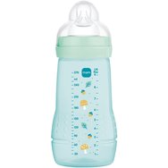Mam Easy Active Baby Bottle 2m+, Код 360SUc 270ml, 1 бр - Бензин - Полипропиленова бутилка със силиконов биберон със среден дебит Mam Easy Active Baby Bottle 2m+, Код 360SUc 270ml, 1 бр - Бензин - Полипропиленова бутилка със силиконов биберон със среден дебит