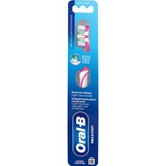 Oral-B Pro Expert Deep Clean Medium Toothbrush 1 бр - розово - Ръчна четка за зъби със средно твърди влакна за премахване на плака и третиране на лош дъх Oral-B Pro Expert Deep Clean Medium Toothbrush 1 бр - розово - Ръчна четка за зъби със средно твърди влакна за премахване на плака и третиране на лош дъх