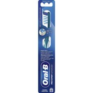 Oral-B Pro Expert Advanced Medium Toothbrush 1 бр - светло синя - Ръчна четка за зъби със средно твърди влакна за премахване на плака дори между зъбите Oral-B Pro Expert Advanced Medium Toothbrush 1 бр - светло синя - Ръчна четка за зъби със средно твърди влакна за премахване на плака дори между зъбите