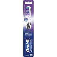 Oral-B Pro 3D White Advanced Medium Toothbrush 1 бр - Сив - Ръчна четка за зъби със средно твърди влакна за естествено избелване и дълбоко почистване Oral-B Pro 3D White Advanced Medium Toothbrush 1 бр - Сив - Ръчна четка за зъби със средно твърди влакна за естествено избелване и дълбоко почистване