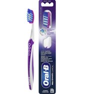 Oral-B Pro 3D White Clinical Medium Toothbrush 1 бр - Лилаво - Ръчна четка за зъби със средно твърди влакна за премахване на плака и упорити петна Oral-B Pro 3D White Clinical Medium Toothbrush 1 бр - Лилаво - Ръчна четка за зъби със средно твърди влакна за премахване на плака и упорити петна
