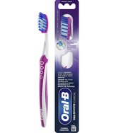 Oral-B Pro 3D White Clinical Medium Toothbrush 1 бр - розово - Ръчна четка за зъби със средно твърди влакна за премахване на плака и упорити петна Oral-B Pro 3D White Clinical Medium Toothbrush 1 бр - розово - Ръчна четка за зъби със средно твърди влакна за премахване на плака и упорити петна