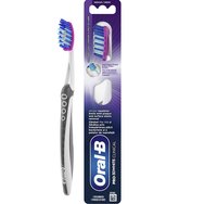 Oral-B Pro 3D White Clinical Medium Toothbrush 1 бр - Сив - Ръчна четка за зъби със средно твърди влакна за премахване на плака и упорити петна Oral-B Pro 3D White Clinical Medium Toothbrush 1 бр - Сив - Ръчна четка за зъби със средно твърди влакна за премахване на плака и упорити петна
