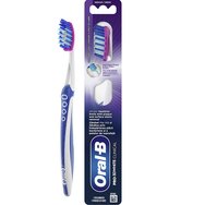Oral-B Pro 3D White Clinical Medium Toothbrush 1 бр - Синьо - Ръчна четка за зъби със средно твърди влакна за премахване на плака и упорити петна Oral-B Pro 3D White Clinical Medium Toothbrush 1 бр - Синьо - Ръчна четка за зъби със средно твърди влакна за премахване на плака и упорити петна