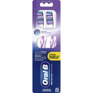 Oral-B Promo Pro 3D White Advanced Medium Toothbrush 2 бр Лилаво - Ръчна четка за зъби със средно твърди влакна за естествено избелване и дълбоко почистване Oral-B Promo Pro 3D White Advanced Medium Toothbrush 2 бр Лилаво - Ръчна четка за зъби със средно твърди влакна за естествено избелване и дълбоко почистване