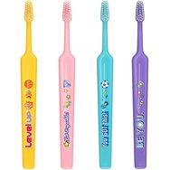 TePe Kids Soft Toothbrush 6+ Years 4 Τεμάχια - Multicolor 7 - Παιδικές Οδοντόβουρτσες με Μαλακές Ίνες & Ευχάριστα Σχέδια