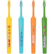 TePe Kids Soft Toothbrush 6+ Years 4 Τεμάχια - Multicolor 12 - Παιδικές Οδοντόβουρτσες με Μαλακές Ίνες & Ευχάριστα Σχέδια