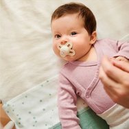 Mam Original Start Silicone Soother 0-2m 2 бр, Код 125SGc - розово / Люляк