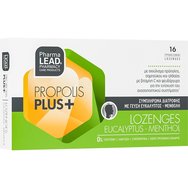 Pharmalead Подарък Propolis Plus+ 16 Lozenges, Eucalyptus - Menthol - 