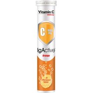 IgActive Promo Vitamin C 1000mg 20 Effer.tabs & Подарък Sport Water Bottle 500ml 1 бр - Orange