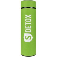 Superfoods Promo S Detox 600ml (2x300ml) & Δώρο Θερμός 500ml 1 Τεμάχιο - Πράσινο