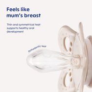 Mam Original Night Silicone Soother 2-6m 2 броя, Код 110SGc - Лилаво / Розово