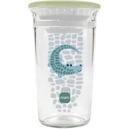 Mam Easy To Drink Cup Κωδ 473 8m+, 290ml - Πράσινο - Εκπαιδευτικό Ποτηράκι Μετάβασης από το Μπιμπερό με Καπάκι 360° Ειδικά Σχεδιασμένο Ενάντια των Διαρροών