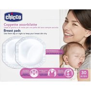 Подарък Chicco Breast Pads with Antibacterial Fabric 30 броя - 