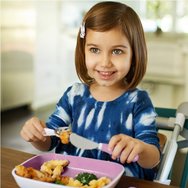 Munchkin Splash Toddler Cutlery Set 18m+, 1 брой - Лилав