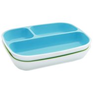 Munchkin Splash Divided Plates With Non-slip Base 6m+, 2 броя - Светлосиньо / Светлозелено Munchkin Splash Divided Plates With Non-slip Base 6m+, 2 броя - Светлосиньо / Светлозелено