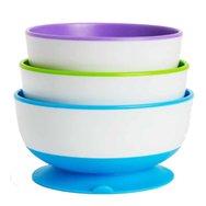 Munchkin Stay Put Suction Bowls 6m+, 3 броя Munchkin Stay Put Suction Bowls 6m+, 3 броя