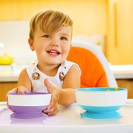 Munchkin Stay Put Suction Bowls 6m+, 3 броя Munchkin Stay Put Suction Bowls 6m+, 3 броя