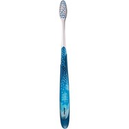 Jordan Individual Reach Small Precision Head Medium Toothbrush 1 Τεμάχιο - Μπλε - Μέτρια Οδοντόβουρτσα με Κωνικές Ίνες & Εργονομική Λαβή για Βαθύ Καθαρισμό