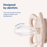 Mam Air Silicone Soother 2-6m 2 Τεμάχια - Γκρι / Κρεμ