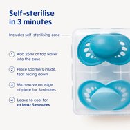 Mam Air Silicone Soother 2-6m 2 Τεμάχια - Γκρι / Κρεμ