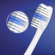 Oral-B 123 Indicator Medium Toothbrush 35mm 1 брой - Синьо / Бяло