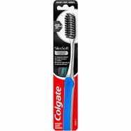 Colgate Slim Soft Charcoal 0.01mm Toothbrush 1 брой - Зелена - Четка за зъби с изключително тънки и меки почистващи влакна, импрегнирани с активен въглен Colgate Slim Soft Charcoal 0.01mm Toothbrush 1 брой - Зелена - Четка за зъби с изключително тънки и меки почистващи влакна, импрегнирани с активен въглен