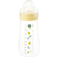 Mam Easy Active Baby Bottle 2m+, Код 361SUc 330ml, 1 бр - Жълто - Полипропиленова бутилка със силиконов биберон с висок дебит