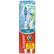 Colgate Max White Medium Toothbrush 2 Части - Синьо / Зелено