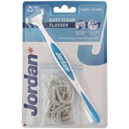 Jordan Easy Clean Flosser 1бр & Refills 20бр - Светло синьо