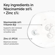 The Ordinary Niacinamide 10% + Zinc 1% Face Serum 30ml The Ordinary Niacinamide 10% + Zinc 1% Face Serum 30ml