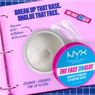 Nyx Professional Makeup The Face Unglue Makeup Remover Cleansing Balm Хидратиращ балсам за лице за премахване на грим за свежа и чиста кожа 50ml Nyx Professional Makeup The Face Unglue Makeup Remover Cleansing Balm Хидратиращ балсам за лице за премахване на грим за свежа и чиста кожа 50ml