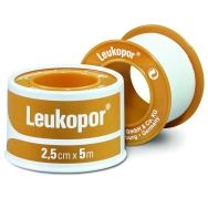 Leukopor Самозалепваща се хипоалергенна бандажна лента 2,5cm x 5m Leukopor Самозалепваща се хипоалергенна бандажна лента 2,5cm x 5m