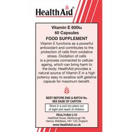 Health Aid Vitamin E 600iu 60caps