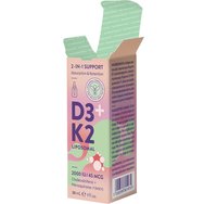 JMN Nutraceutical Liposomal Vitamin D3 200IU & K2 45μg 30ml