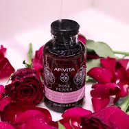 Apivita Rose Pepper Ревитализиращ душ гел с етерични масла 250ml