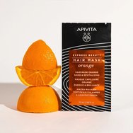 Маска за коса Apivita Express Beauty Hair Orange Shine & Revitalizing Shine маска за коса с портокал 20мл